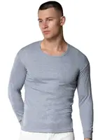 Gri Uzun Kollu İnterlok Erkek Fanila Gümüş 4016 Gri detay görünüm