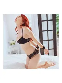 missisX İçi Peluş Fantezi Kelepçe Harness MissisX 8040