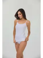 Viskon Derby İp Askılı Kadın Atlet İlke 2221 Beyaz detay görünüm