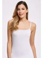 Dantelli Modal Bayan İp Askılı Atlet İlke 2303 Beyaz görsel 4