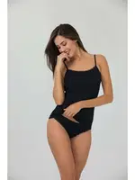 Derby Viskon Kadın Atlet Takım İlke 2421 Siyah detay görünüm