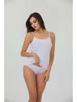 Derby Viskon Kadın Atlet Takım İlke 2421 Beyaz görsel 4