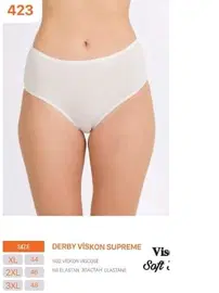 İlke Biyeli Derby Viskon Yüksek Bel Kadın Bato Külot 12'li İlke 423