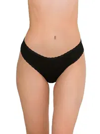 İlke Likralı Dantelli Kadın Bikini Külot 12li İlke 428