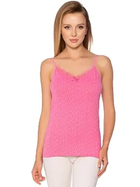 Gümüş İnce Askılı Empirme Likralı Desenli Kadın Atlet Gümüş 3096 - 6 Adet