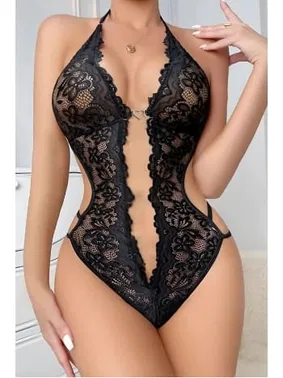 missisX İpli Boyundan Bağlamalı Dantel Fantazi Babydoll MissisX 609