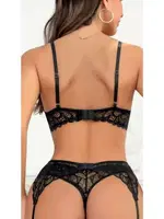 Izabel Siyah Jartiyer 12009 Siyah detay görünüm