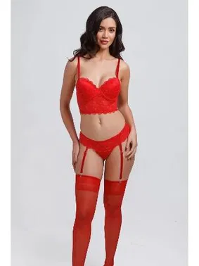 Büşra Dantelli Bralet Sütyen Jartiyer Takım Büşra 146