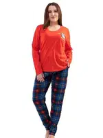 Kadın Pijama Takımı Vienetta K201093 Kırmızı