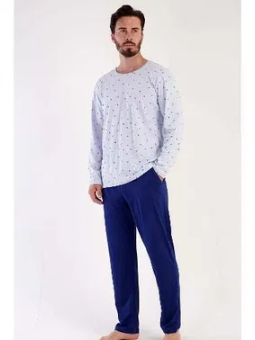 Vienetta Cepli Uzun Kollu Erkek Pijama Takımı Vienetta 305083 