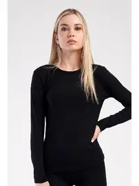 Vienetta Yuvarlak Yaka Uzun Kollu Kadın Thermal Vienetta 409008 