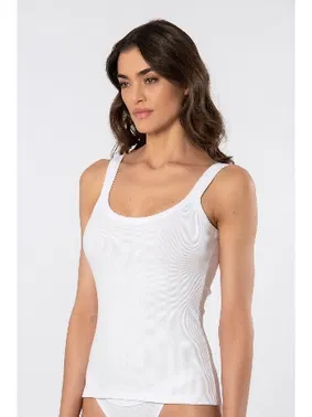 Türen Beyaz Ribana Kalın Askılı Kadın Atlet Türen 3406