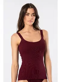 Türen Ribana Kalın Askılı Bordo Kadın Atlet Türen 3406/Bordo