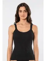 Siyah Ribana Kadın Askılı Atlet Türen 3406 Siyah