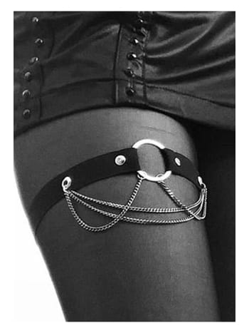 Kadın Bacak Aksesuari Harnes Deri missisX 5203