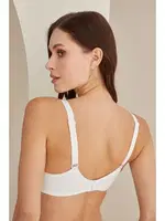 Kadın Basic Toparlayıcı Desteksiz Balenli Sütyen NBB 30018 Ekru görsel 7