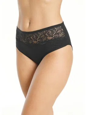 Öztaş Kadın Battal Full Lycralı Dantelli Külot 4Lü Paket Öztaş 21008-H