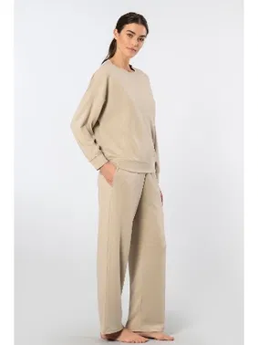 Türen Boru Paçalı Kadın Bisiklet Yaka Eşofman Takımı Türen 3610 - Alternatif Görünüm