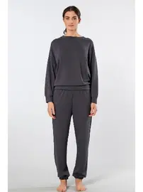 Türen Bisiklet Yaka Kadın Jogger Eşofman Takımı Türen 3611