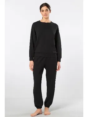 Türen Jogger Bisiklet Yaka Kadın Eşofman Takımı Türen 3611/Siyah - Alternatif Görünüm