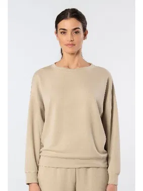 Türen Uzun Kollu Bisiklet Yaka Kadın Sweatshirt Türen 3613 - Alternatif Görünüm