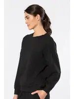 Siyah Bisiklet Yaka Kadın Sweatshirt Türen 3613 farklı açı