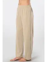 Boru Paça Kadın Cepli Eşofman Altı Türen 3615 Bej detay görünüm