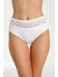 Öztaş Kadın Full Lycralı Dantelli Külot 4Lü Paket Öztaş 21007-H