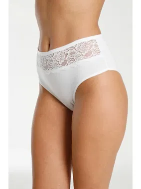 Öztaş Kadın Full Lycralı Dantelli Külot 4Lü Paket Öztaş 21007-H - Alternatif Görünüm