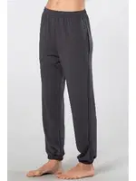 Lastikli Jogger Cepli Kadın Pantolon Türen 3614 Antrasit detay görünüm