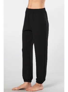 Türen Siyah Beli Paçası Lastikli Kadın Jogger Pantolon Türen 3614 - Alternatif Görünüm