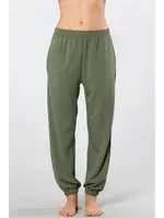 Cepli Jogger Lastikli Kadın Pantolon Türen 3614 Yeşil