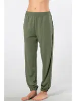 Cepli Jogger Lastikli Kadın Pantolon Türen 3614 Yeşil detay görünüm