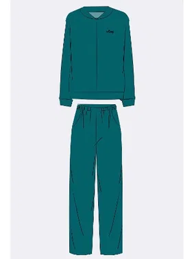 Anıl Kadın Kadife Dokulu Fermuarlı Uzun Kollu Sweatshirt ve Pantolon Takım Anıl 11560