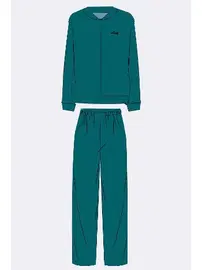 Anıl Kadın Kadife Dokulu Fermuarlı Uzun Kollu Sweatshirt ve Pantolon Takım Anıl 11560