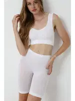 Kadın Kalın Askılı Toparlayıcı Büstiyer FormActive 1085 Beyaz