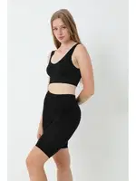 Kadın Kalın Askılı Toparlayıcı Büstiyer FormActive 1085 Siyah görsel 10