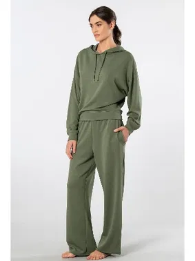 Türen Boru Paça Kadın Kapüşonlu Eşofman Takımı Türen 3608 - Alternatif Görünüm