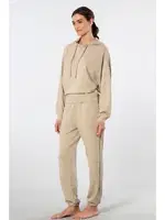 Bej Cepli Kapüşonlu Jogger Kadın Eşofman Takımı Türen 3609 Bej görsel 4