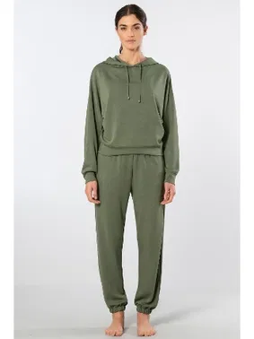 Türen Cepli Kapüşonlu Kadın Jogger Eşofman Takımı Türen 3609 - Alternatif Görünüm