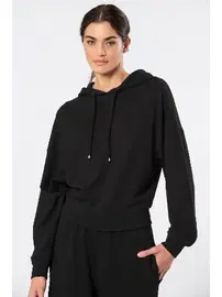 Türen Kapüşonlu Siyah Kadın Sweatshirt Türen 3612