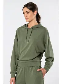 Türen Uzun Kollu Kapüşonlu Sweatshirt Kadın Türen 3612