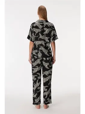 Anıl Kadın Kısa Kol Gömlek ve Pantolon Takım Anıl 11389 - Alternatif Görünüm