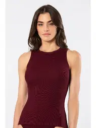 Türen Kadın Askılı Kolsuz Ribana Fitilli Kadın Atlet Türen 3407