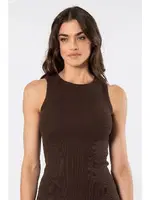 Ribana Fitilli Kalın Askılı Kadın Atlet Türen 3407 Kahverengi