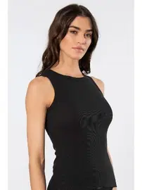 Türen Siyah Kadın Kolsuz Ribana Atlet Türen 3407