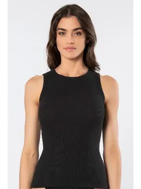 Türen Siyah Kadın Kolsuz Ribana Atlet Türen 3407 - Alternatif Görünüm