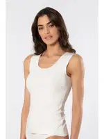 Kadın Lazer Kesim Pamuklu Atlet Türen 906 Ekru