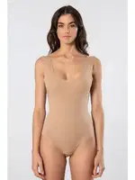 Pamuklu Lazer Kesim Çıtçıtlı Kadın Body Türen 905 Cappuccino