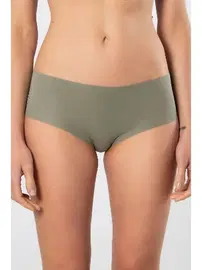 Türen Lazer Kesim Pamuklu Hipster Kadın Külot Türen 910/Yeşil